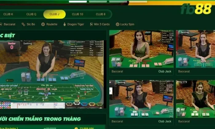 Trong Club Jack Fb88 có luật chơi khá đơn giản 