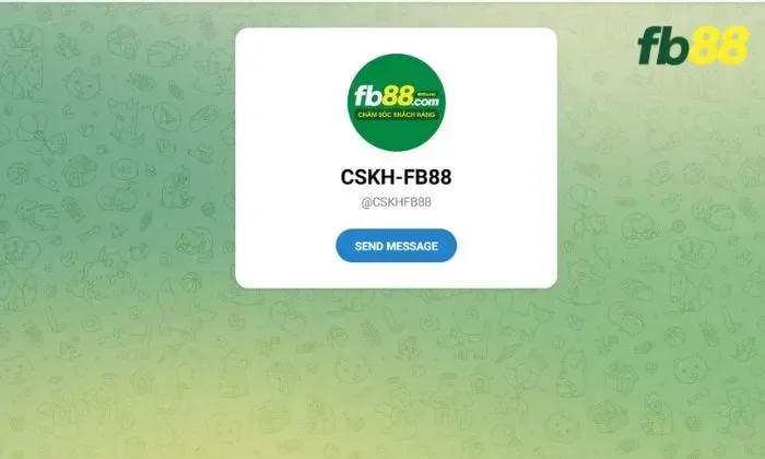 Liên hệ FB88 qua telegram