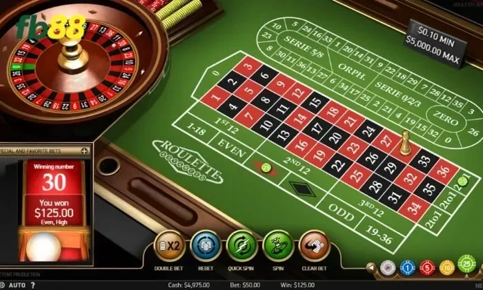 Hướng dẫn chi tiết các bước tham gia chơi Roulette FB88