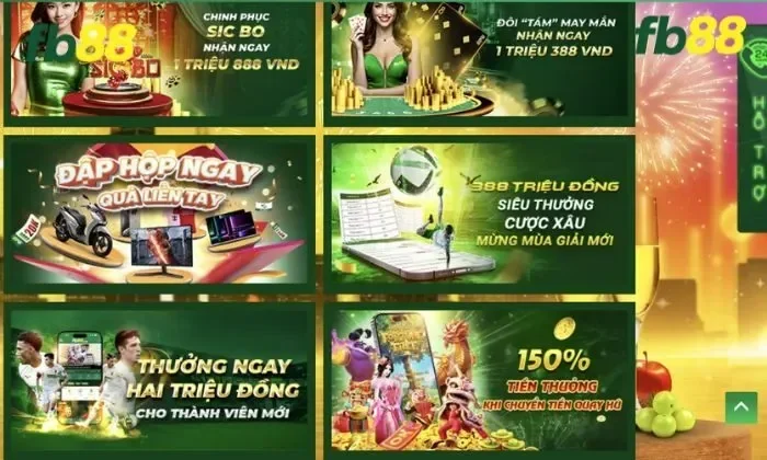 Các sự kiện khuyến mãi được diễn ra thường xuyên tại sân chơi 